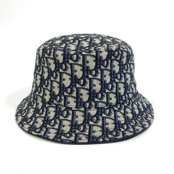 AUTHENTICITY GUARANTEED Christian Dior Oblique bucket Bob hat hat - Picture 6 of 11